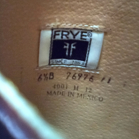 FRYE Lindsay Plate Crisscross Distressed Tall Pull-On Riding Boots EUC - Picture 10 of 13